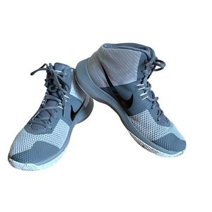Nike Air Precision 898455-004 Gray Basketball Shoes Sneakers Size 7
